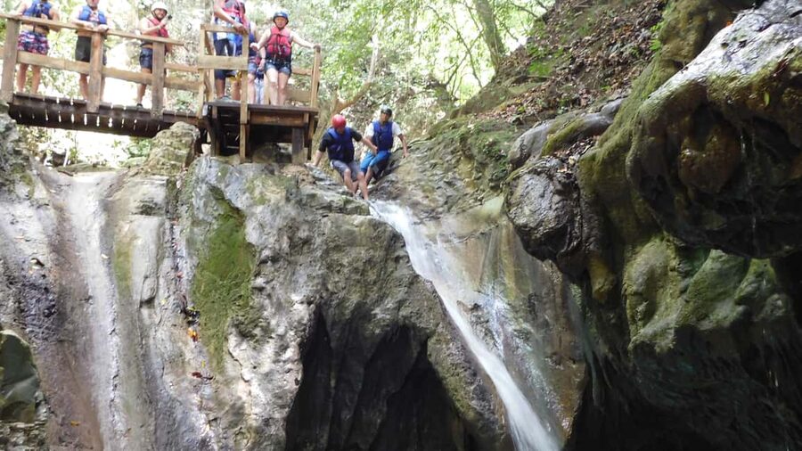 27 Waterfalls: Zip 'n Splash Adventure with Horse Ride - Eight zip lines above the trees