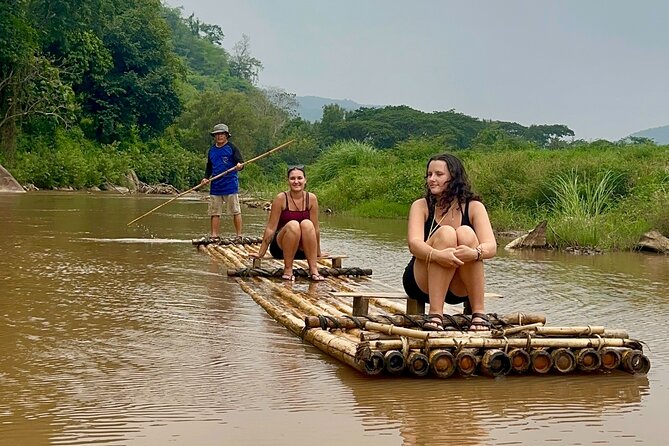 7 Hour Sticky Waterfall and Double Rafting Adventure - A 50-minute bamboo raft through the jungle