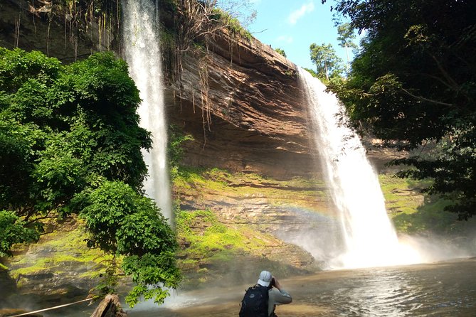A Tour to Boti Falls - The 250 stairs down to the twin waterfalls