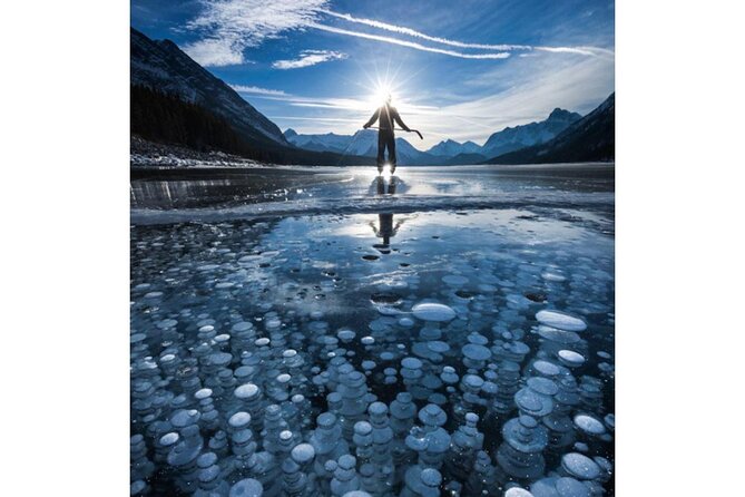 Abraham Ice Bubble/Sunwapta Falls,Snowshoeing,Icefield, Bow&Peyto - The practical cost of a 10-hour scenery day