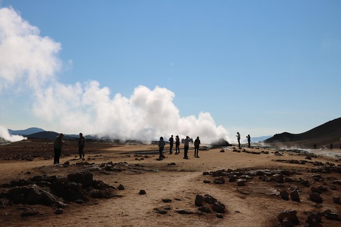 Akureyri North Iceland Waterfalls and Nature Baths Small Group Tour - Dimmuborgir, the lava field of dark shapes