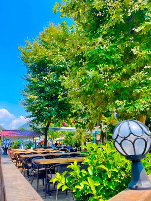 Alanya: Dimcay&Cave, Waterfall, Barbecue Lunch on the Water - The dam lake, bridge, and music