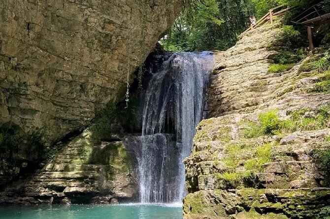 Alanya Highlights: Sapadere Waterfalls, Dim Cave & Dim River - Swimming in water from the Taurus Mountains