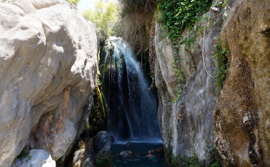 Algar Waterfalls Coach Trip - From Albir & Benidorm - Reaching the Waterfalls Means Walking Uphill