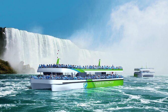 All Attractions Niagara Falls American Tour with Boat Much More - Goat Island links the major viewpoints