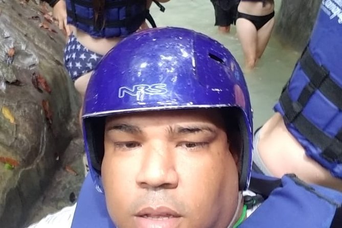 Amber cove and Taino Bay 7 Waterfall Zip lined & Dominican food - Zip lining above the forest