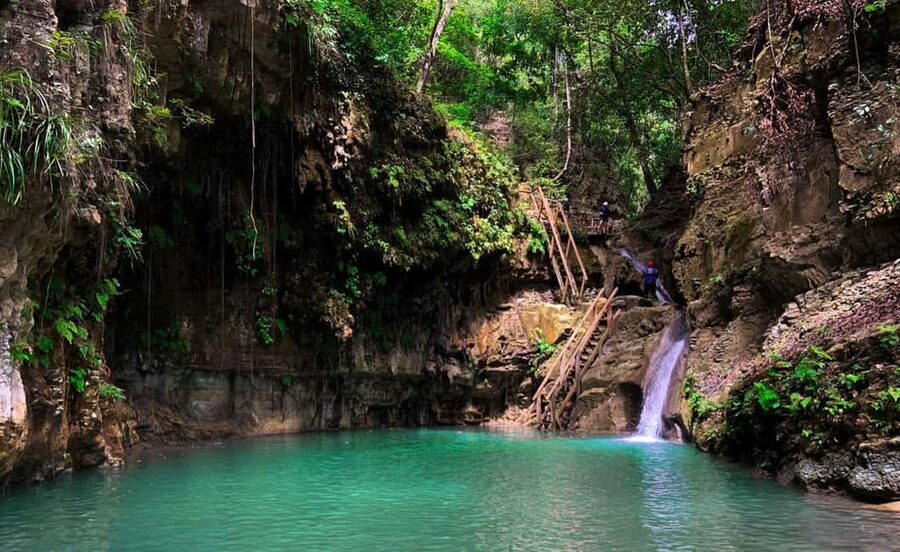 Amber Cove/Taino Bay: 7 Waterfall Tour with Swimming & Lunch - Sliding and jumping through seven waterfalls