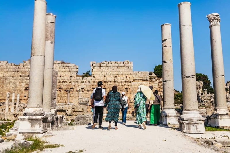 Ancient Perge, Aspendos Amphitheater, Waterfalls Guided Tour - A brief Antalya shopping stop