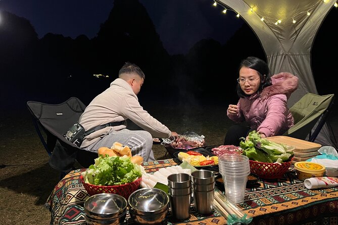 Angel Mountain Ban Gioc Waterfalls Camping Experience 2D1N - Day two begins with birds, sunrise, and breakfast outdoors
