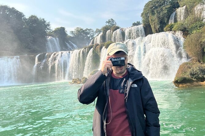 Angel Mountain Ban Gioc Waterfalls Camping Experience 2D1N - Ban Gioc Waterfall from the monastery and the river