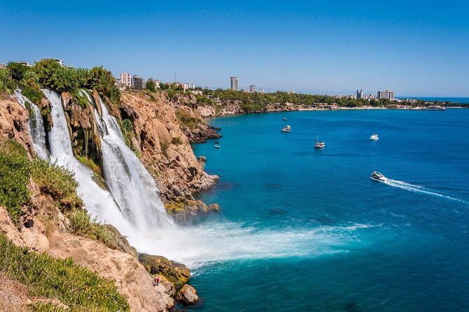 Antalya /Belek : Guided City Tour w/Cable Car & Waterfalls & Boat - The two Düden Waterfalls