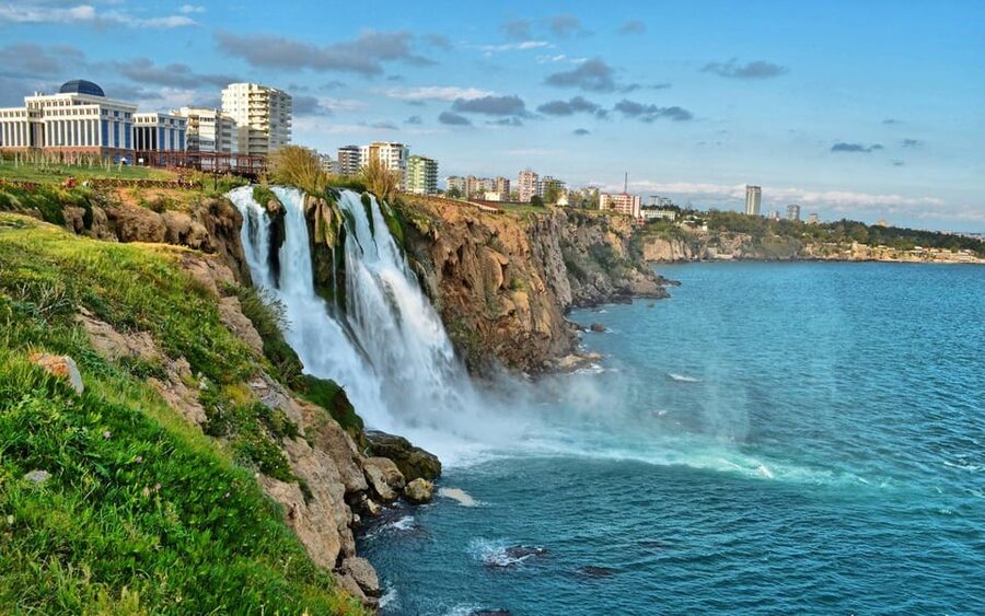 Antalya City Tour, Boat & Majestic Waterfalls And Shopping - Karpuz Kaldıran, where the waterfall reaches the Mediterranean