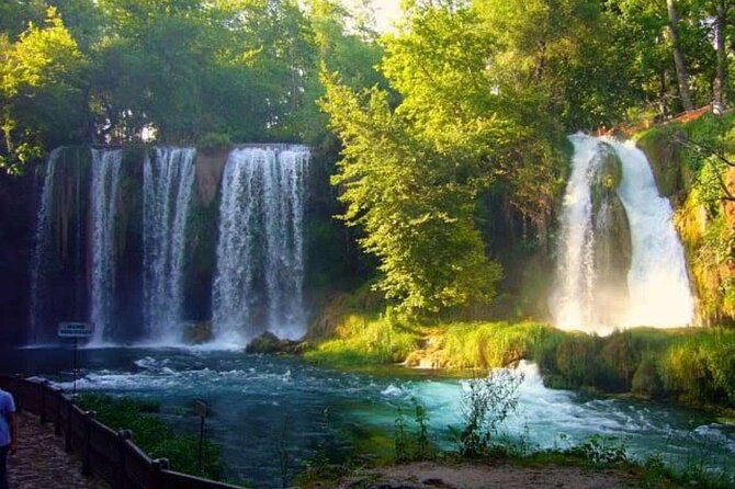 Antalya City Tour Duden Waterfalls, Old City & Boat Ride - Lower Düden Falls and the Mediterranean Drop