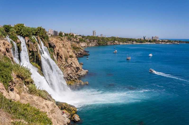 Antalya City Tour With Shopping, Waterfalls, and Boat Tour - Walking through Kaleiçi and Hadrian’s Gate