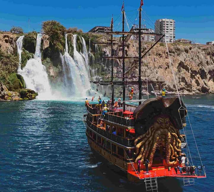 Antalya: Duden Waterfall Pirate Boat Trip - Key points to know before booking