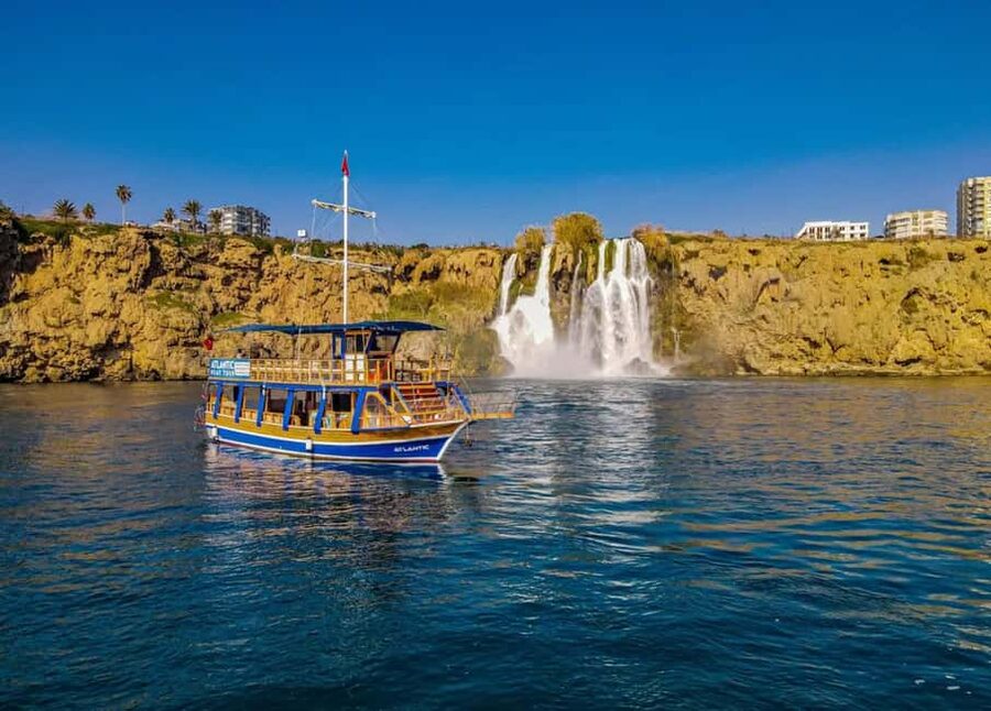Antalya: Duden Waterfall Relax Boat Trip with Lunch - Key points at a glance