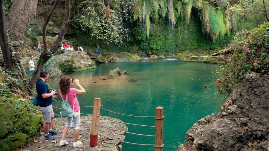 Antalya: Duden Waterfall Relax Boat Trip with Lunch - Passing Lara Bay Beach