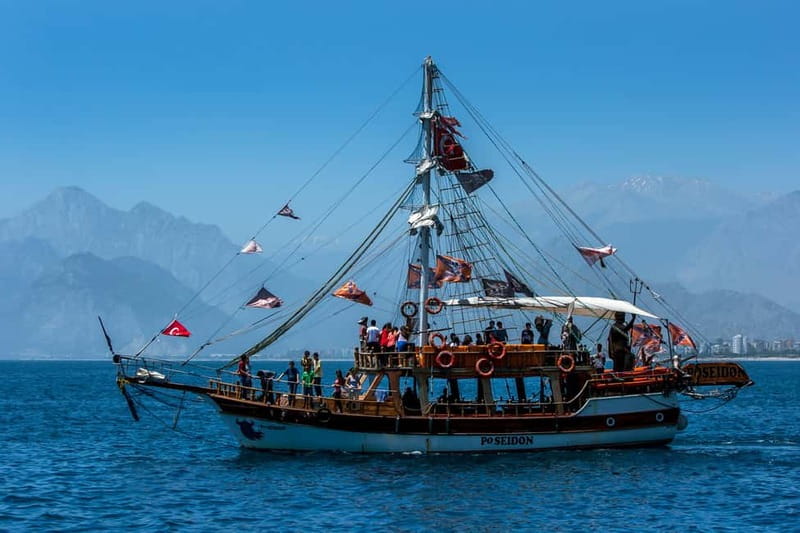 Antalya: Falez Cliffs & Waterfalls Boat Trip with Lunch - Lower Düden Waterfall from the sea