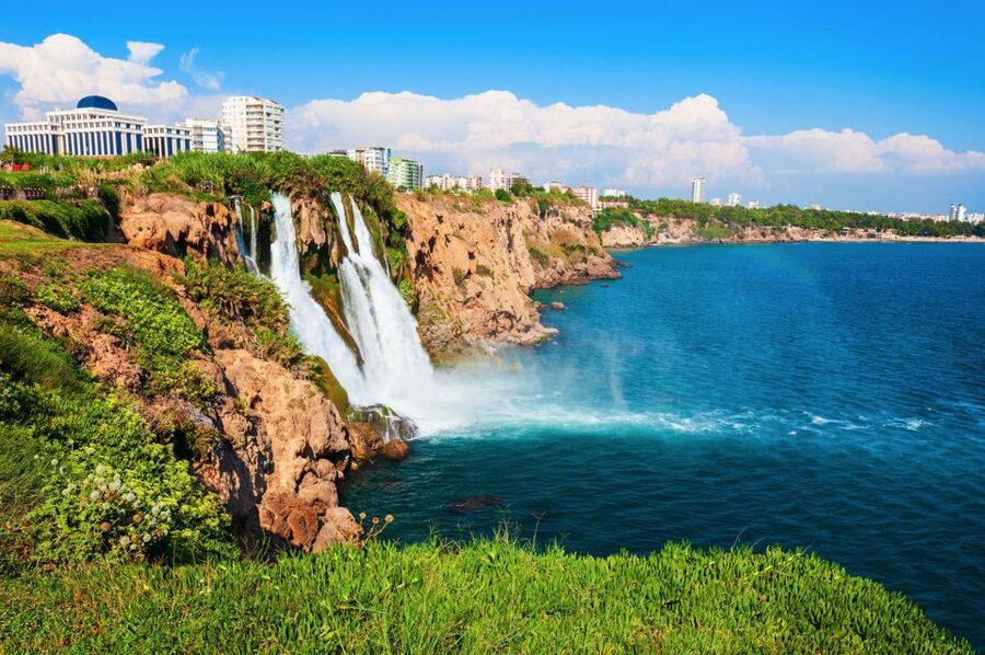 Antalya/Kemer: Old City, Waterfalls, Olympos Cable Car, Boat - The Lower Düden Waterfalls at Lara
