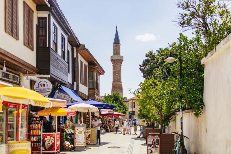 Antalya: Old Town with Aquarium or Cable Car & Waterfalls - Walking through Kaleiçi Old Town