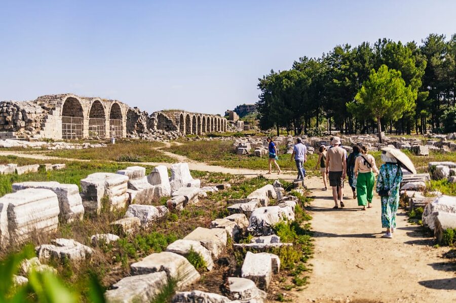 Antalya: Perge, Aspendos, City of Side, and Waterfalls Tour - The guide can shape the whole day