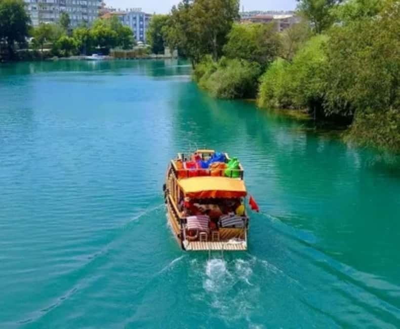 Antalya & Side: Manavgat River Cruise, Waterfall & Bazaar - Lunch on the boat