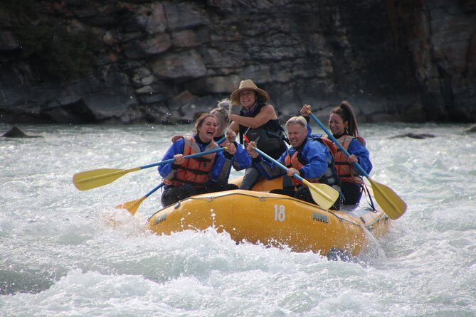 Athabasca Falls Run - The first rapids arrive almost at once
