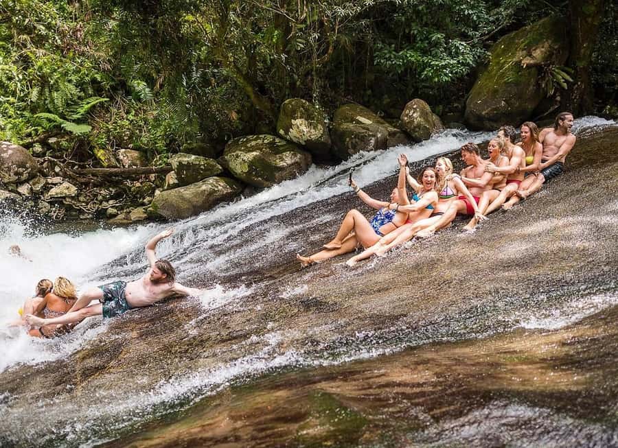 Atherton Tablelands: Lakes, Waterfalls, Rainforest Day Tour - Milla Milla Falls supplies the classic waterfall photograph