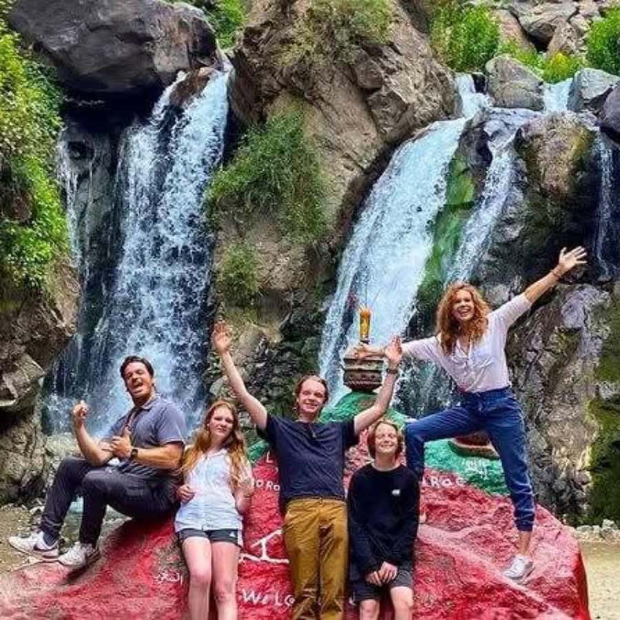 Atlas Mountain & Three Valleys Waterfalls & Desert Day Trip - The camel ride and the first open views