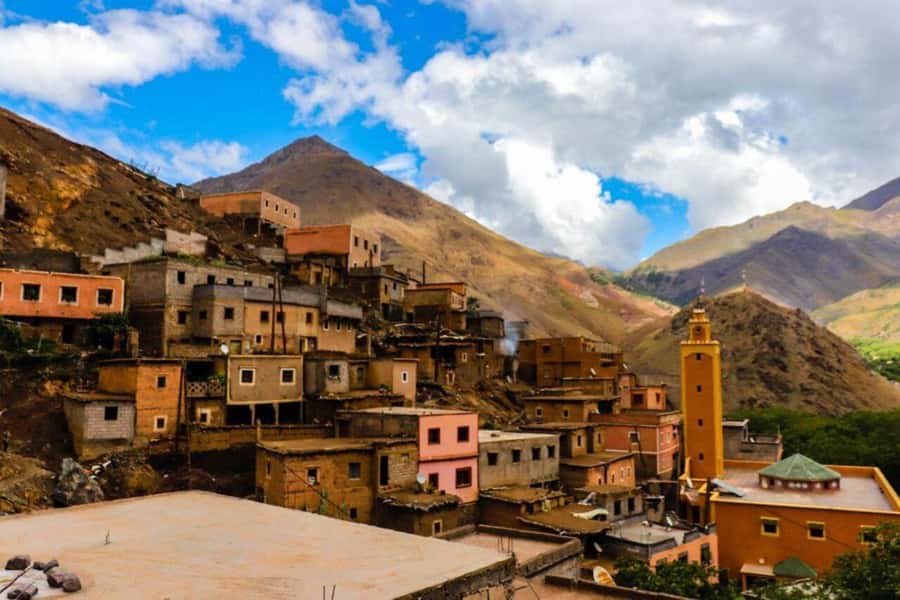 Atlas Mountain & Three Valleys Waterfalls & Desert Day Trip - Lunch in a Berber family home near Tagadirt