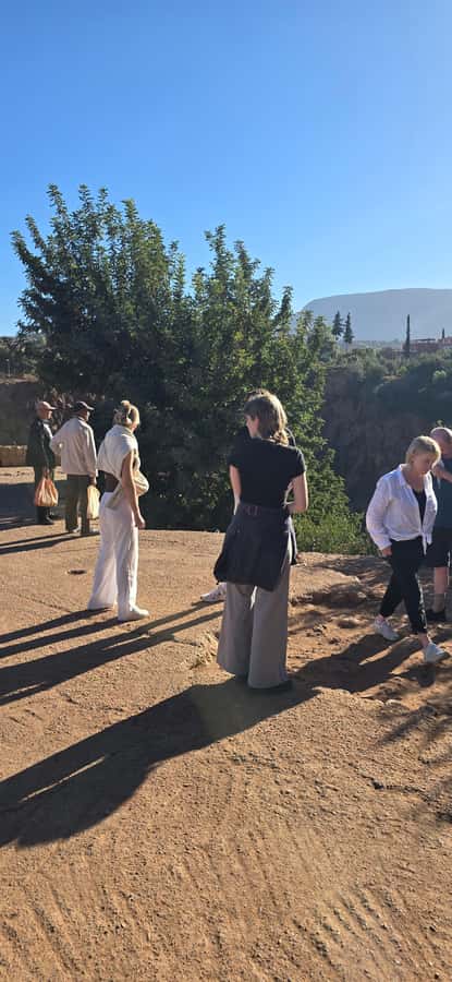 Atlas mountains hike with waterfalls & 3 valleys day trip - Walking toward Armed Village