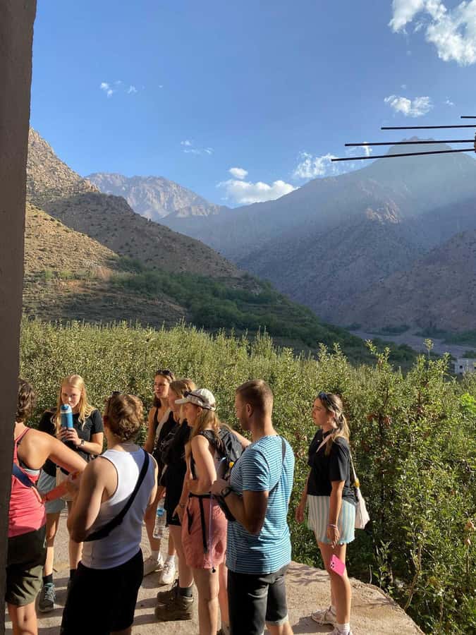 Atlas mountains hike with waterfalls & 3 valleys day trip - Lunch in Ait Souka Village