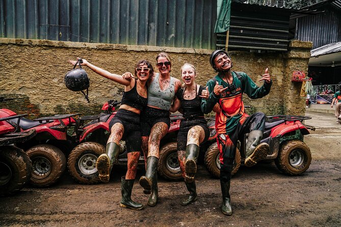 ATV Quad Bike Bali with Waterfall Gorilla Cave and Lunch - Rice fields, jungle, and village tracks