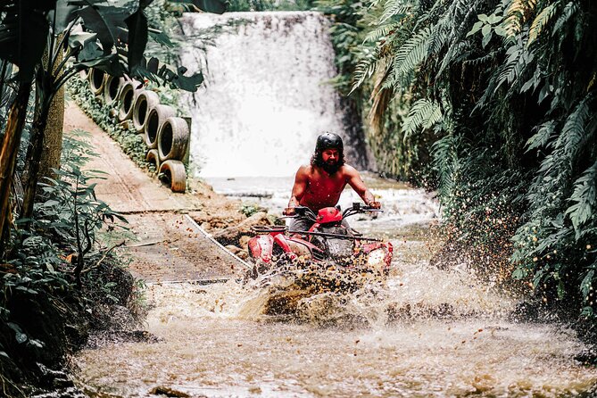 ATV Quad Bike Bali with Waterfall Gorilla Cave and Lunch - Lunch, showers, and the end of the outing