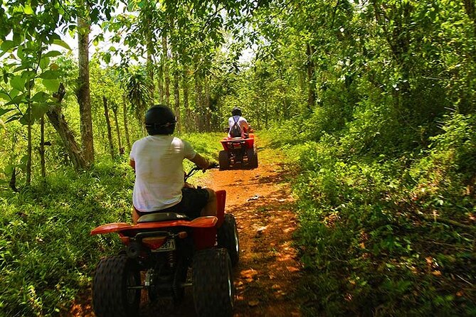 ATV + Zipline + Waterfall + Rainforest Lunch COMBO - Key points at a glance