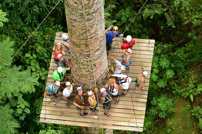 ATV + Zipline + Waterfall + Rainforest Lunch COMBO - From Jaco to the Los Suenos zipline