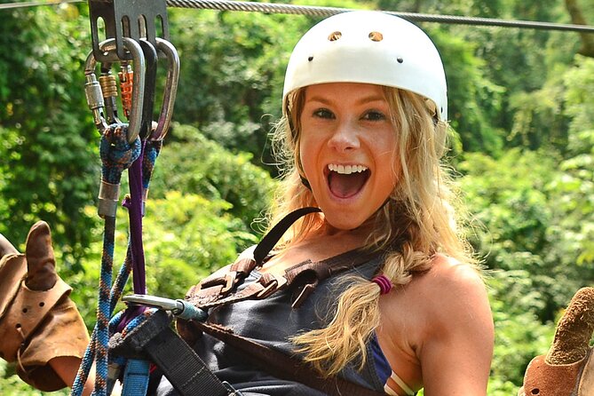 ATV + Zipline + Waterfall + Rainforest Lunch COMBO - Cooling off at Catarata Bijagual