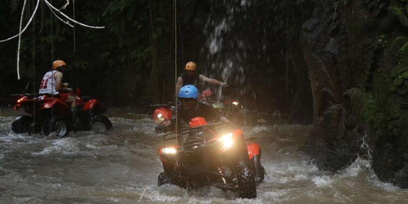 Bali: ATV Gorilla Cave, Ubud Monkey Forest, & Waterfall Tour - The Gorilla Cave ATV ride is the real thrill