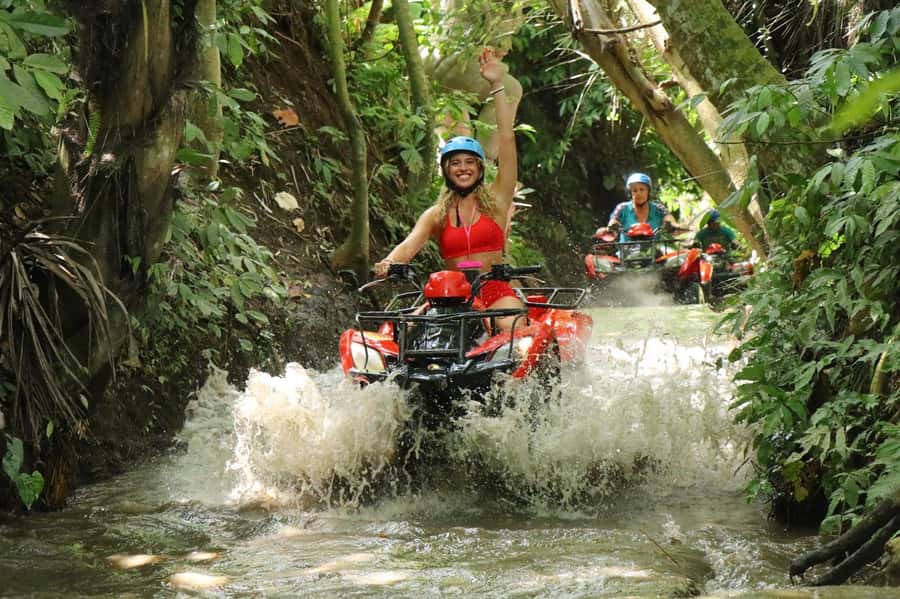 Bali: ATV Quad Bike Through Waterfall and Tunnel - Starting in Bongkasa, west of Ubud