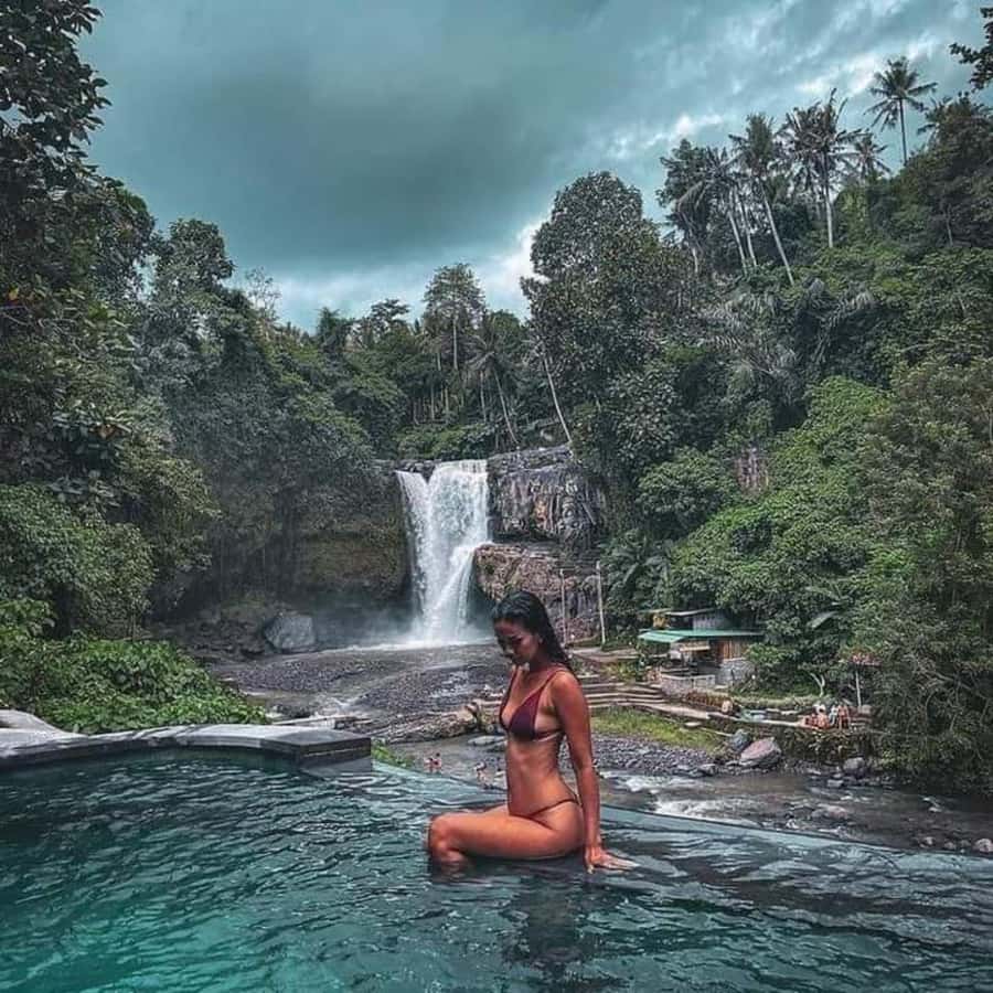 Bali: Best of Ubud Waterfalls Tour - Tibumana: a calmer final waterfall