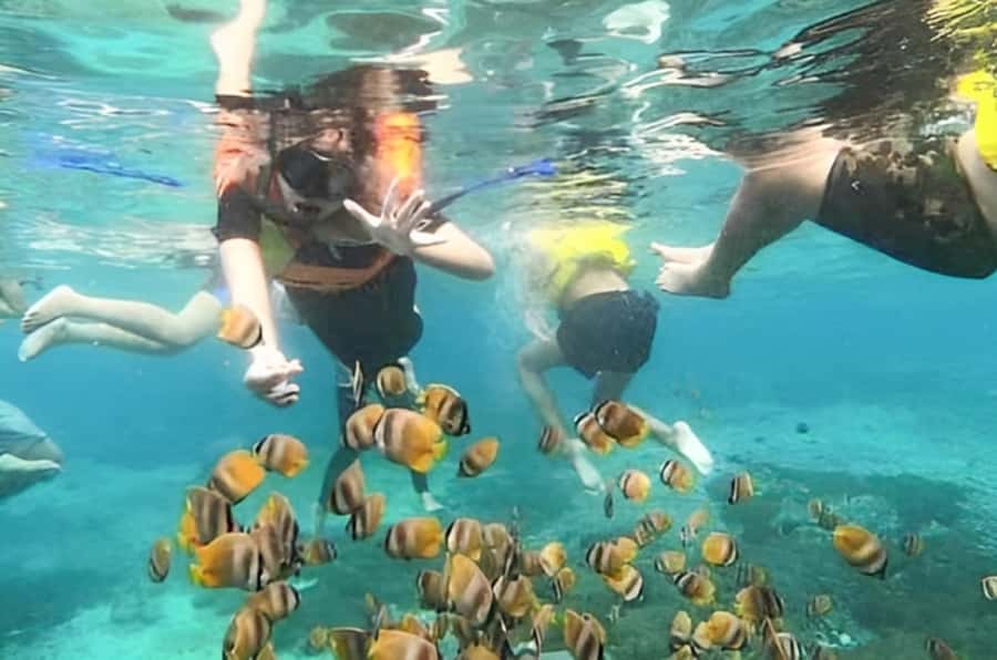 Bali: Blue Lagoon Snorkel, Kanto Lampo & Tibumana Waterfalls - Tibumana Waterfall and its cool water
