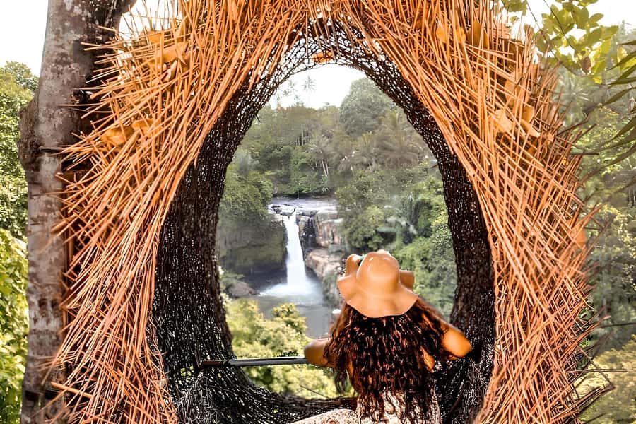 Bali: Blue Lagoon Snorkel, Kanto Lampo & Tibumana Waterfalls - Kanto Lampo’s black rock terraces