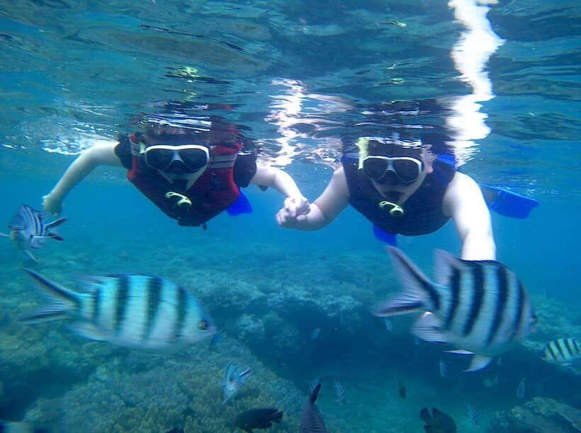 Bali: Blue Lagoon Snorkeling & Waterfall Tour - Blue Lagoon: your first look underwater