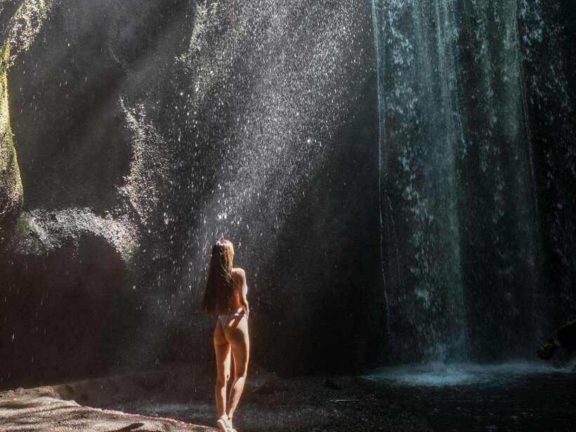 Bali: Blue Lagoon Snorkeling & Waterfall Tour - Tanjung Jepun and the second swim