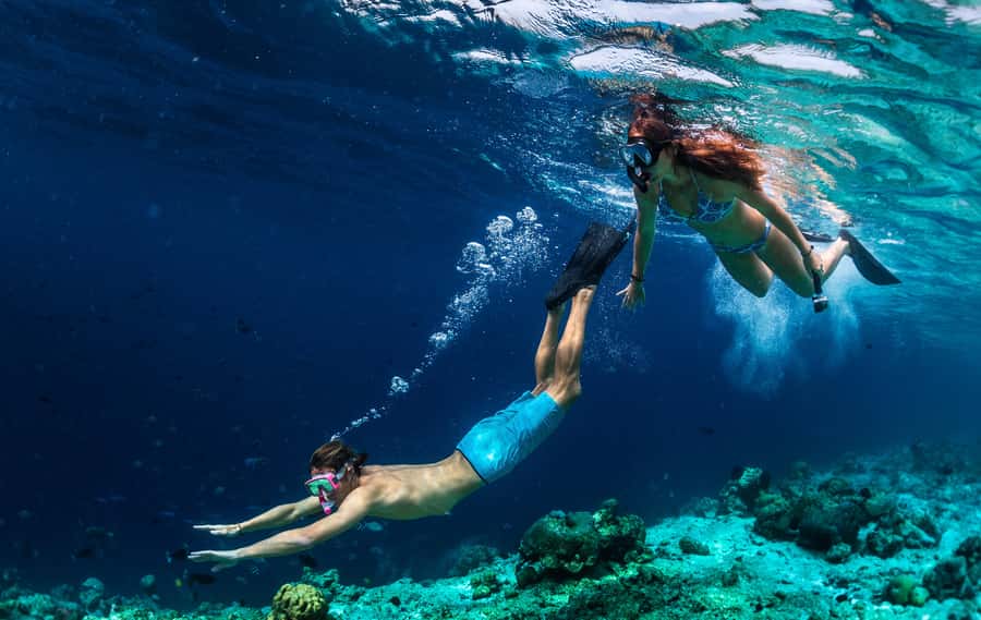 Bali: Blue Lagoon Snorkeling & Waterfall Tour with Lunch - What the two-hour snorkeling session is really like