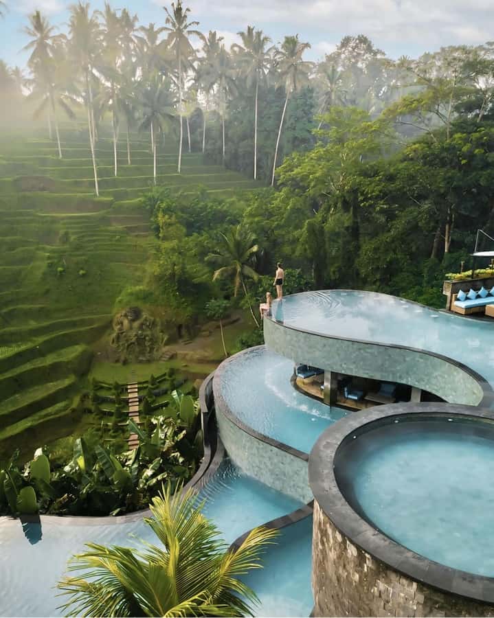 Bali: Kintamani Cafe, Waterfall, Temple and Cretya Ubud Tour - Cretya Ubud and the final rice terrace views