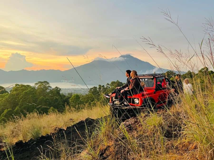 Bali: Mt Batur Jeep Sunrise & Taman Sari Waterfall Tour - Key points at a glance