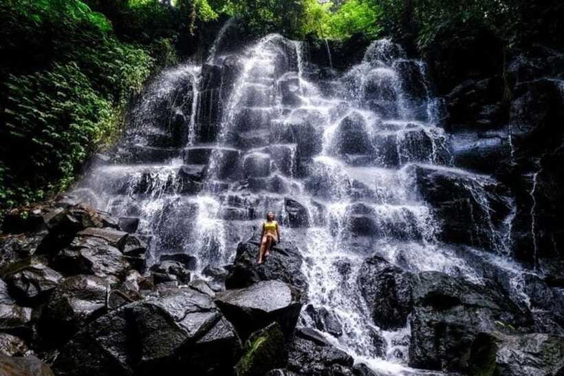 Bali: Rice terrace, Waterfall, and water Temple Day Tour - Tibumana Waterfall and a quiet swim