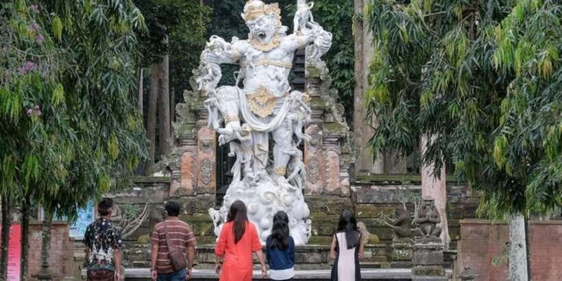 Bali Secret Waterfalls with Ulun Danu Beratan Temple Tour - Sangeh Monkey Forest and its macaques