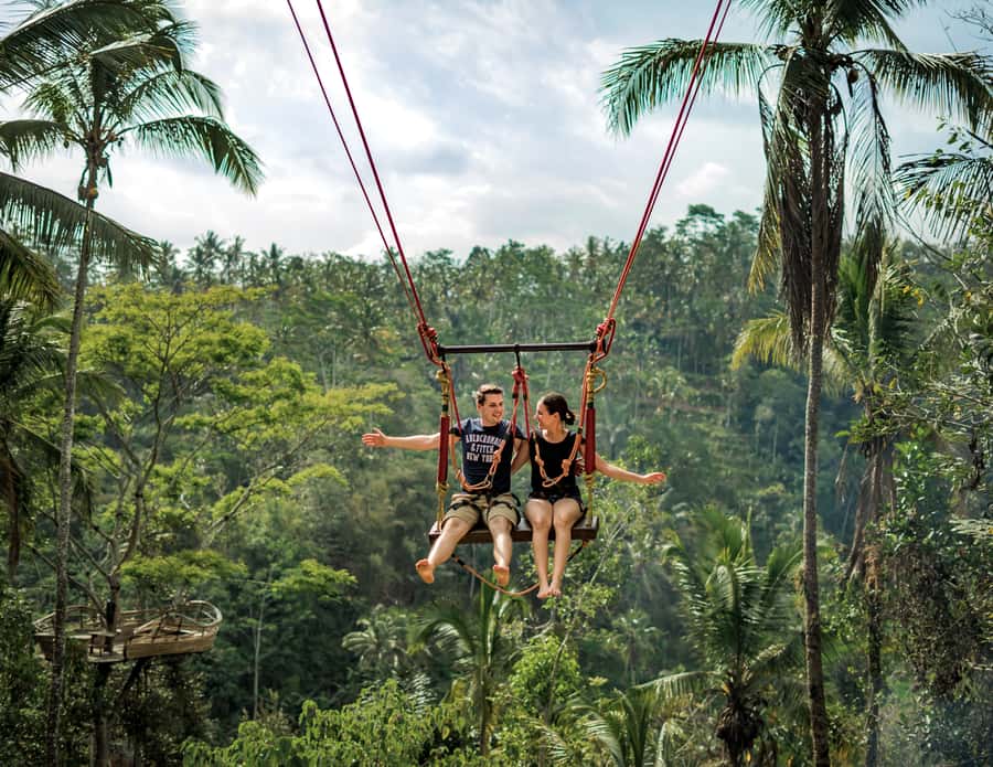 Bali: Swing with Falls, Rice Terrace, & Monkey Forest Option - Starting at Kumulilir near Ubud